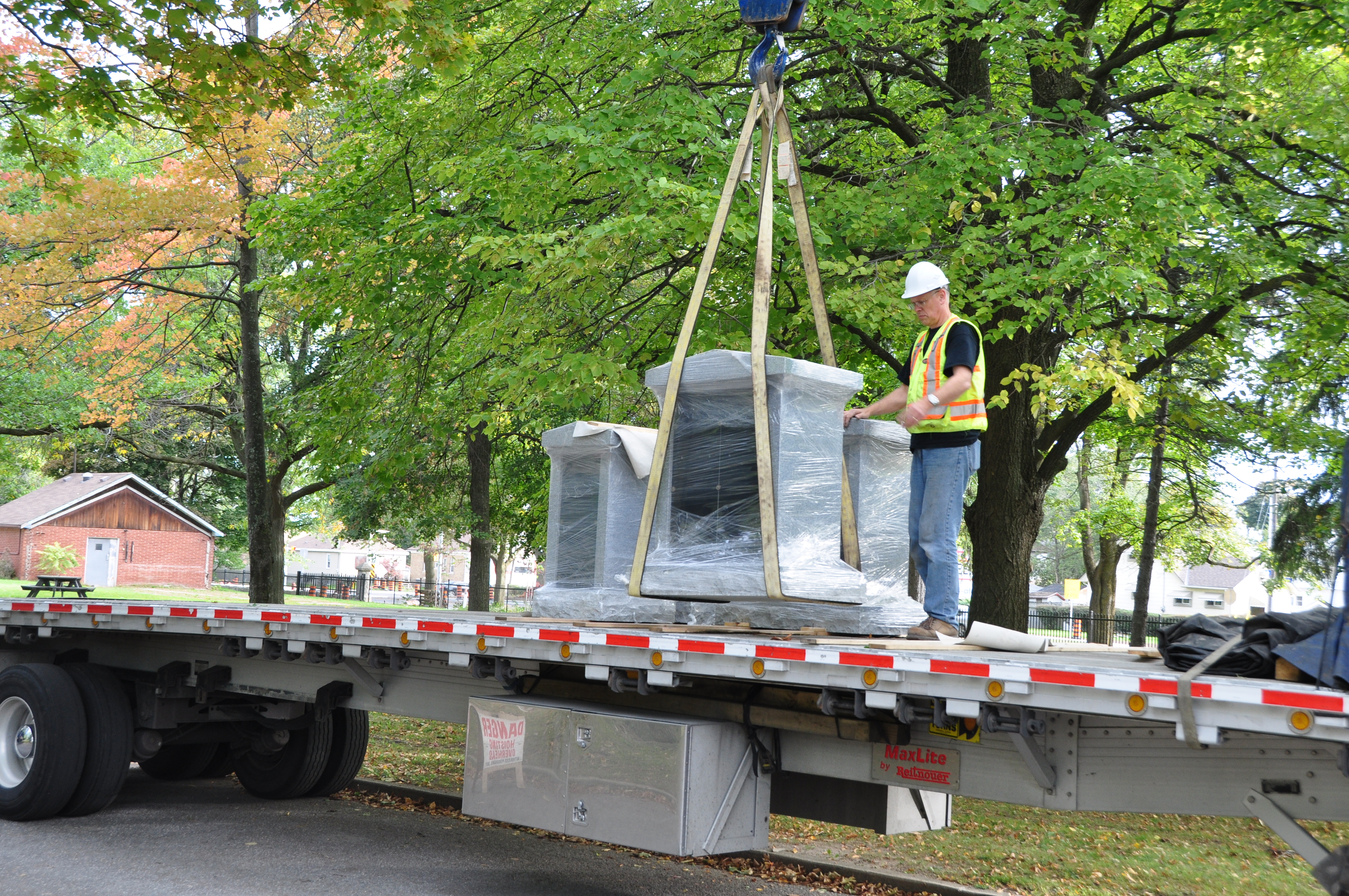 Cemetery Columbarium Monument Installation
