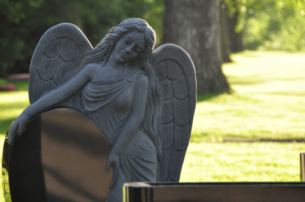 Stone Angel Gravestone