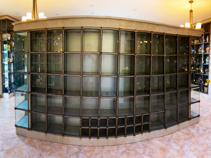 Curved Niche for Columbarium at Sunset Memorial and Stone Ltd. in Calgary Alberta, Canada