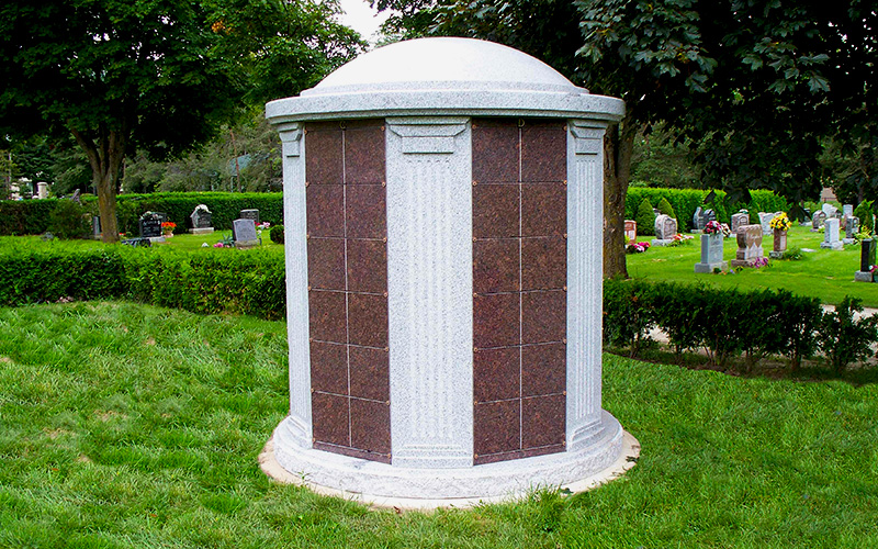 The Estate II Columbaria at Sunset Memorial and Stone Ltd. in Calgary, Alberta Canada