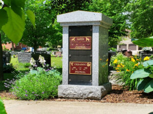 The Heritage Pedestal Columbaria at Sunset Memorial and Stone Ltd.