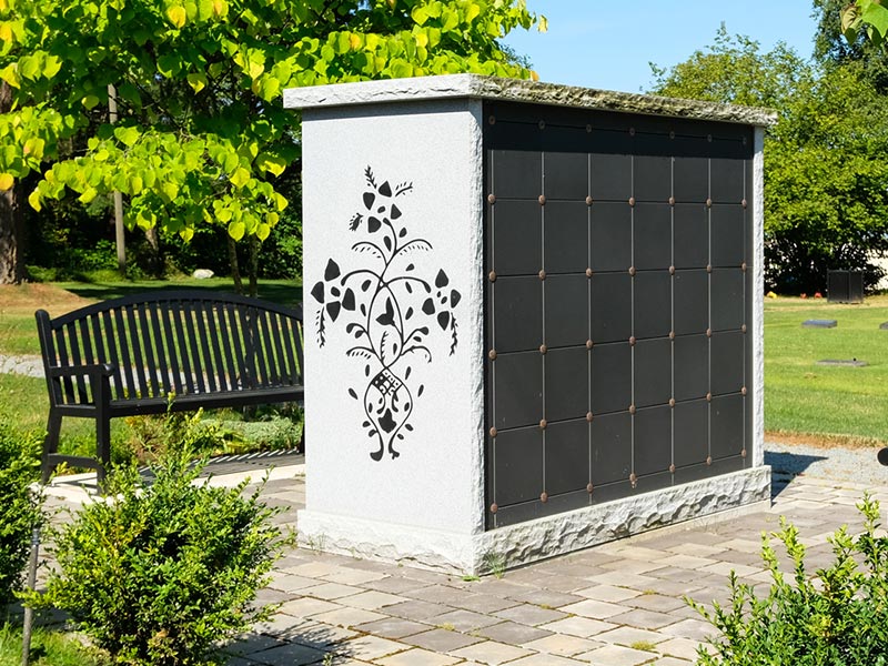 The Legacy Double-Sided Columbaria at Sunset Memorial and Stone Ltd.