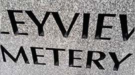 Sunset Memorial and Stone Sandblast Finish