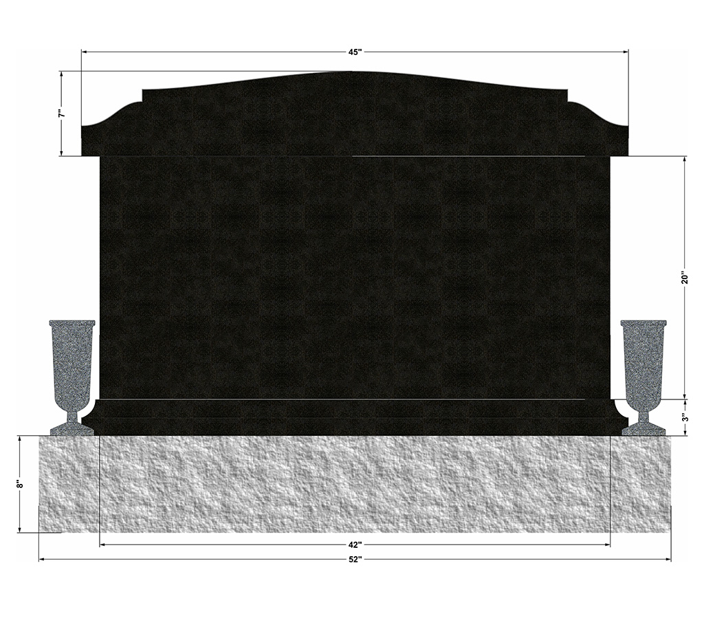 Crowne 42 Series from Sunset Memorial and Stone