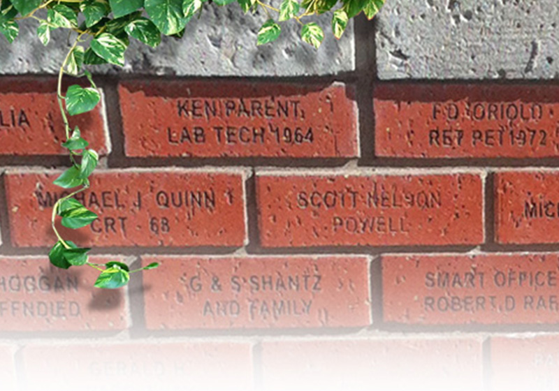 Dedication Brick Inscription from Sunset Memorial and Stone