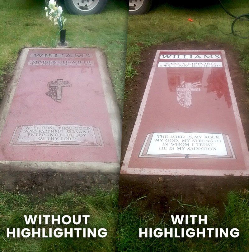 Monument Restoration from Sunset Memorial and Stone